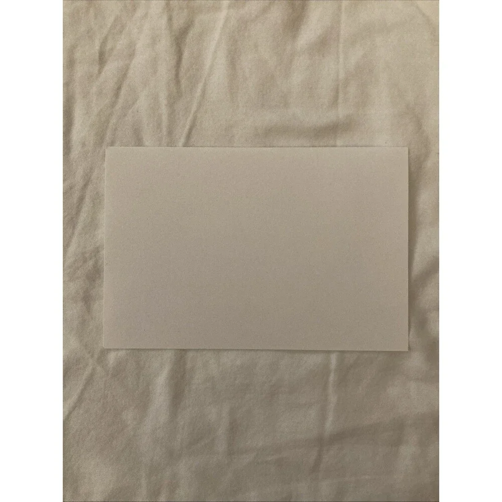 Unbranded 4x6 inch Plain/Blank Index Cards - White | 1 Index Card Only